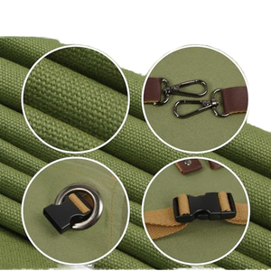 Delantal de cocina de lona de algodón con espalda cruzada ajustable, pintura de artista de talla grande, cintura de trabajo de carpintero para hombres y mujeres, uso cómodo y fresco - Product Image 2