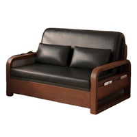 Canapé-lit convertible confortable avec coussin en mousse haute densité, meubles de salon