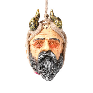 Mimir, dieu de la sagesse, portrait en résine à suspendre au mur, mythologie nordique, décoration intérieure - Product Image 5