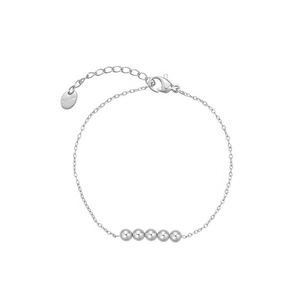 Amy Amy Fashion Beaded <b>Bracelet</b> Silver Plated Imitation Pearl Women's Classic Gift Jewelry P0124 - Product Image 4