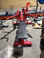 Presse à banc horizontal à charge libre professionnelle / Équipement de gym MS636 ISO Flat Bench PRESS