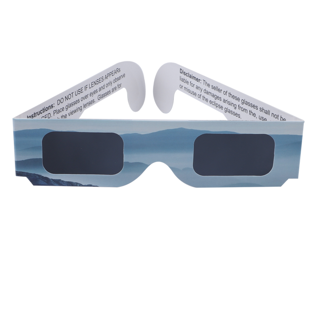 Custom Order Bespoke Full Printing Wholesale Paper CE ISO Certified Solar Eclipse Glasses