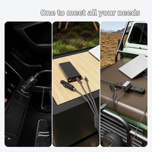 شاحن سيارة صغير 3 في 1 من Starlink كابل طاقة تيار مستمر + محول ولاعة سجائر 12 فولت-48 فولت Starlink صغير 3 في 1 إلى كابل طاقة تيار مستمر - Product Image 4