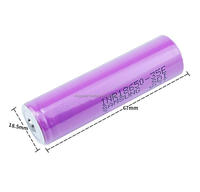Samsung INR18650 35E 3500mAh baterai Li-Ion isi ulang kapasitas tinggi 100% baterai Ion Lithium silinder daya asli