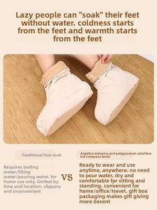 Botas de Lana con Calefacción Eléctrica para Terapia de Moxibustión y Baño de Pies, Calor Único para Piernas y Pies - Product Image 2