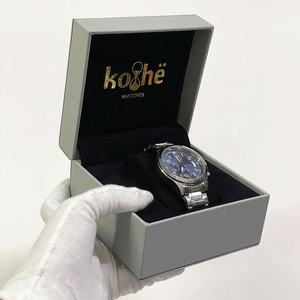 Kotak Jam Tangan Mewah Dapat Digunakan Sebagai Etalase Toko, Kemasan Hadiah, Kotak Jam Tangan Baru Dengan Logo Kustom, Kotak Jam Tangan Kertas Tunggal - Product Image 3