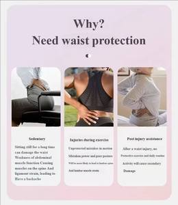 Sport Slim Gym Women Fitness <b>Waist</b> <b>Cincher</b> <b>Corset</b> Adjustable Lightweight Trimmer Sauna Back Support Belt - Product Image 2