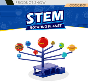 Bambini di apprendimento 3D modello rotante pianeti del sistema solare stelo giocattoli educativi - Product Image 2