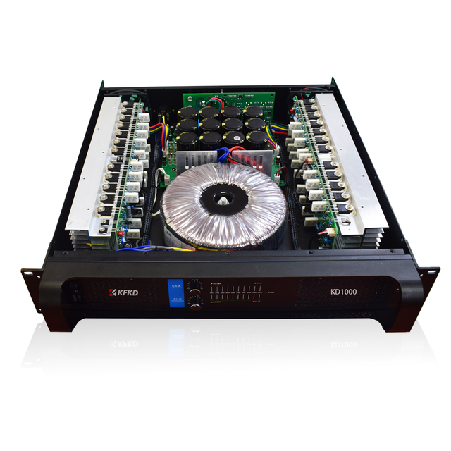 KFKD Professional Stereo Amplifier 1000W * 2 Digital Audio Amplifier, Suitable for DJ/bar/home Karaoke