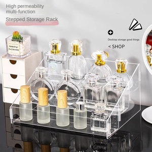Étagère d'affichage multi-niveaux en acrylique, adaptée aux cosmétiques, aux boissons, aux magasins de proximité et aux rayonnages de supermarchés - Product Image 4