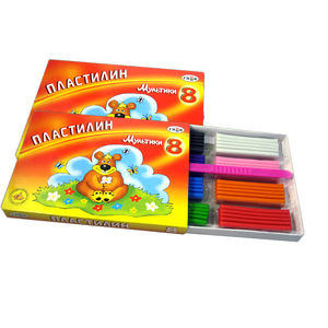 थोक 8-रंग प्लेआटा दीदी किट बच्चों के लिए पर्यावरण अनुकूल नरम गैर विषैले मॉडलिंग मिट्टी - Product Image 5