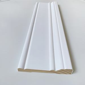 Plinthe en bois de pin blanc pré-peint, imperméable - Product Image 4