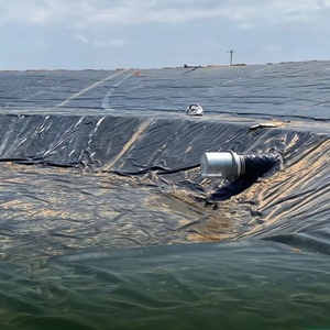 Black Smooth HDPE Geomembrane Pond Dam Liner 1.0mm/1.50mm/2.0mm Waterproof Anti-UV 50m Length for Mining <strong>Geotechnical</strong> - Product Image 3