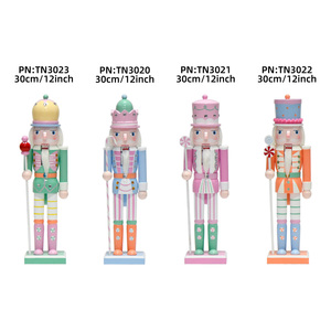 Figura <span class=keywords><strong>de</strong></span> Soldado Cascanueces <span class=keywords><strong>de</strong></span> 30 cm Pintada a Mano, Dulce y Colorida, con Caramelo en Forma <span class=keywords><strong>de</strong></span> Piruleta - Product Image 2