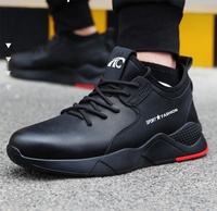 Chaussures de sécurité pour hommes Tiger Master en cuir microfibre, avec embout en acier, anti-perforation, antidérapantes, résistantes à l'huile, semelle en caoutchouc