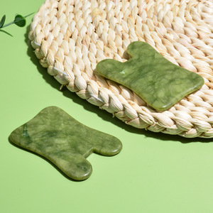 Naturale vera <span class=keywords><strong>giada</strong></span> facciale Guasha <span class=keywords><strong>pietra</strong></span> <span class=keywords><strong>colore</strong></span> verde - Product Image 3