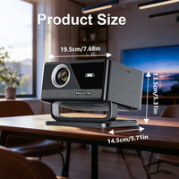 Proyektor Video Topleo Smart Home Traveling Ringan WiFi BT Cinema Android Portabel