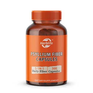 Cápsulas de Fibra de Psyllium, Suplemento de Fibra para la Salud Digestiva e Intestinal, para Ayudar a Mantenerse Regular - Product Image 1