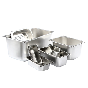 1/4 <span class=keywords><strong>gastronorm</strong></span> thép không gỉ gn container 6.5cm chiều sâu hình chữ nhật thực phẩm tự chọn Pan nhà máy giá cho khách sạn & nhà hàng sử dụng - Product Image 3
