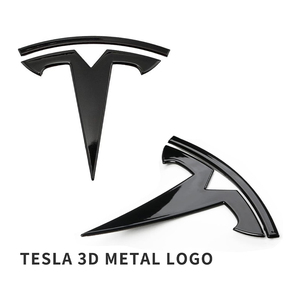 Accesorios de Lujo para Automóviles HuanJing, Emblema Metálico Delantero/Trasero para Tesla Model 3/Y, Emblema de Repuesto con Logotipo T, Adhesivo para Maletero - Product Image 5