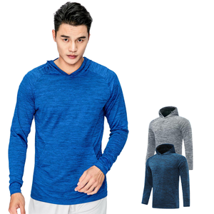 Camiseta Deportiva de Poliéster Ajustada Personalizada para Gimnasio, Camisetas de Secado Rápido con Estampado de Alta Calidad para Hombre, Sudaderas con Capucha - Product Image 1