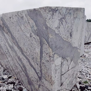 Dalle de pierre Patagonia - Haute qualité 100% naturelle Décoration de sol de luxe pour salon avec design moderne et teintes crème/noir/doré - Product Image 3