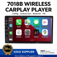 Autoradio 2 DIN avec écran tactile HD 7 pouces, lecteur MP5, aide au recul, RGB, pour USB, SD, Aux-in, amplificateur
