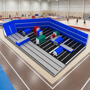 Nuevo Parque <span class=keywords><strong>de</strong></span> Trampolines Deportivo, Circuito <span class=keywords><strong>de</strong></span> Obstáculos Ninja Warrior, Gimnasio <span class=keywords><strong>de</strong></span> <span class=keywords><strong>Parkour</strong></span>, Pista Inflable Hermética para <span class=keywords><strong>Parkour</strong></span> - Product Image 1