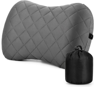 Oreiller de camping gonflable portable et imperméable en polyester 100% avec un nombre de fils de 200TC - Product Image 1