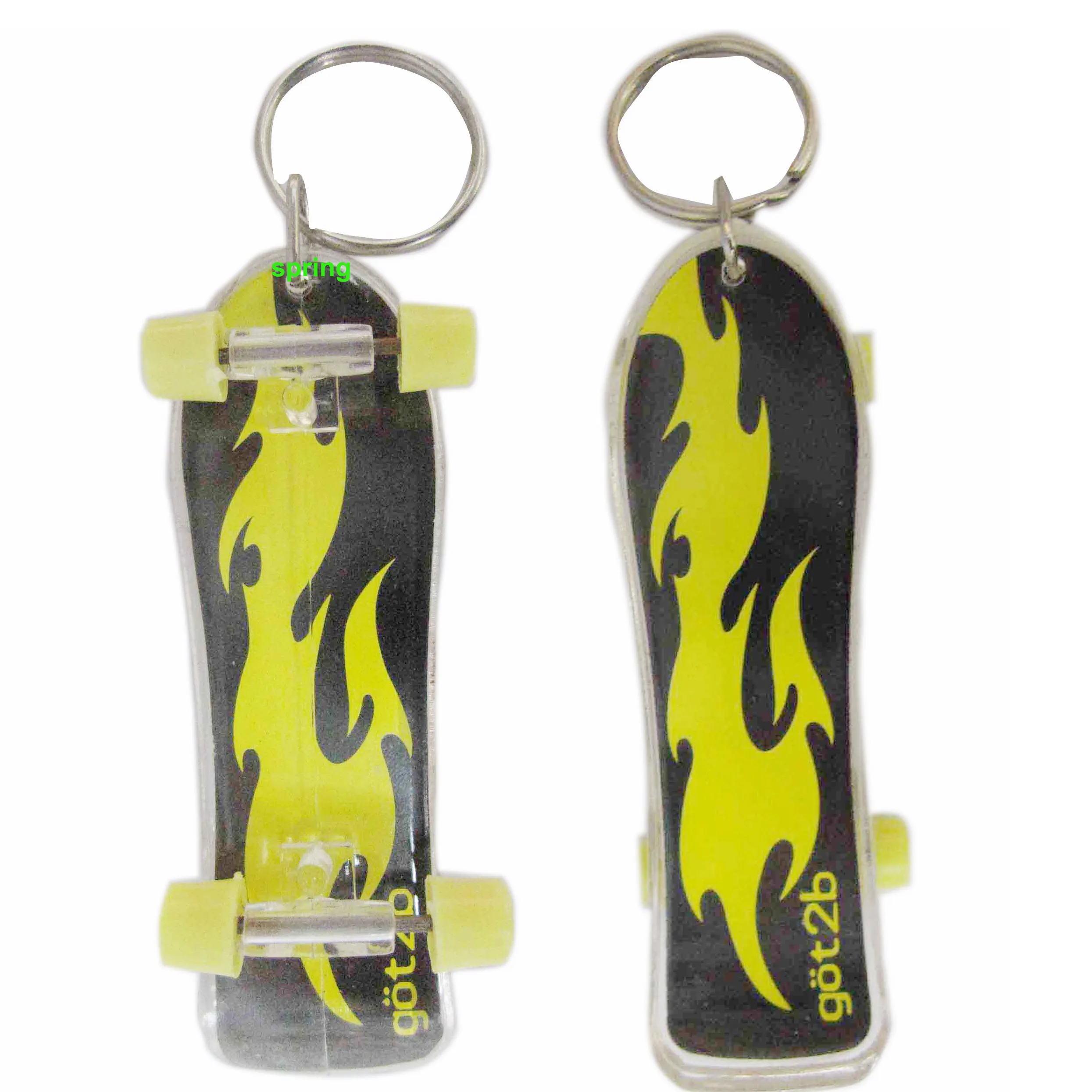 Promotion gift toys skateboard keyring / customized logo Acrylic Scooter finger skateboards key chain kids' scooters