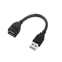Cable Extensor USB 2.0 de Alta Calidad con Carga Rápida de 5A, Ecológico, con Blindaje de Cobre Trenzado y Revestimiento de PVC, Macho
