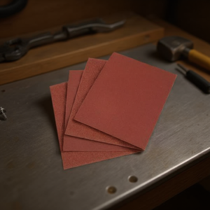 Hoja de papel de lija de corindón Ttake Ab1044 de 230x280 mm, grano 120, para discos de lijado de madera y metal - Product Image 3