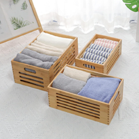 Caisses en bois de paulownia faites à la main, boîtes de rangement en bois brut pour l'organisation de la maison, la cuisine, la salle de bain, l'affichage en magasin