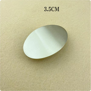 Ingrosso 4.0CM fibbia ovale in ottone massiccio 3.5CM Vintage rettangolare in pelle fibbia per uomo e donna - Product Image 4