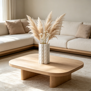 Vaso <span class=keywords><strong>in</strong></span> Ceramica Esagonale Bianco Opaco con Linee Ondulate Verticali 3D, Stile Wabi Sabi, Decorazione per Mobile <span class=keywords><strong>in</strong></span> <span class=keywords><strong>Cemento</strong></span> - Product Image 5