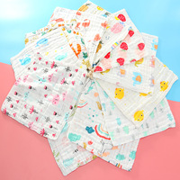Serviette personnalisée en mousseline de coton biologique pour nouveau-né 100% coton compressé Burp Cloth 30x30cm et 25x50cm tailles disponibles