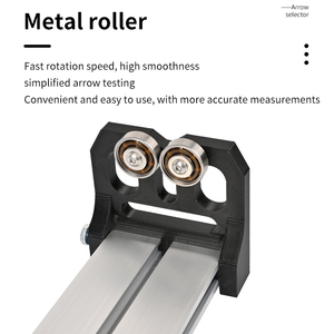 STARCN tiro con l'arco albero rettilineità strumento di quadratura colonna vertebrale Tester rullo taglio fai da te allungamento freccia filatore - Product Image 4