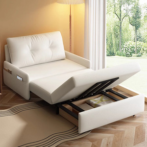 Canapé-lit <span class=keywords><strong>paresseux</strong></span> pour la maison, petit appartement, salon, balcon, mobile, multifonctionnel, extensible, pliable, lit de sieste intégré, unisexe - Product Image 2