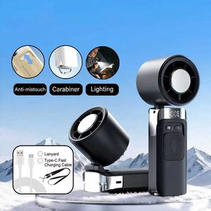 Carry-On Portable <b>Mini</b> Foldable Semiconductor Air Cooling <b>Fan</b> Summer Outdoor <b>Usb</b> Rechargeable 3600Mah - Product Image 6