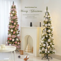 Decoraciones Navideñas: Nuevo Set de Árbol de Navidad Artificial Encriptado para Sala de Estar, Adornos DIY para el Hogar, Árbol de Pie