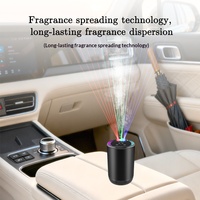 Nouveau diffuseur d'arômes intelligent pour voiture 2026 en métal, 3 couleurs, effet ciel étoilé, lumière d'ambiance colorée, accessoires créatifs pour voiture