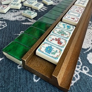 Juego de Mahjong Americano de 4 Capas con Estampado de Leopardo, en Oferta, para Noches de Juego para Adultos y Entretenimiento en el Hogar de Lujo, Obra de Arte de Mahjong - Product Image 1