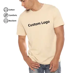 Yüksek kalite özel logo erkekler 100% pamuk kas fit boş T shirt artı boyutu çalışmak tişörtlerin baskı logosu spor erkek gömlek
