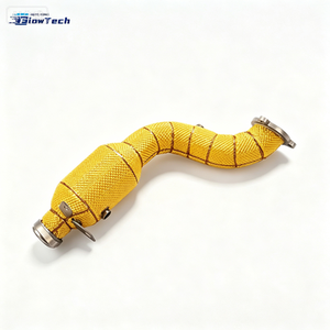 Tuyau de descente de haute qualité pour Mercedes C180 C200 C260 W204 1.8T avec bouclier thermique jaune et options de couleurs multiples - Product Image 5