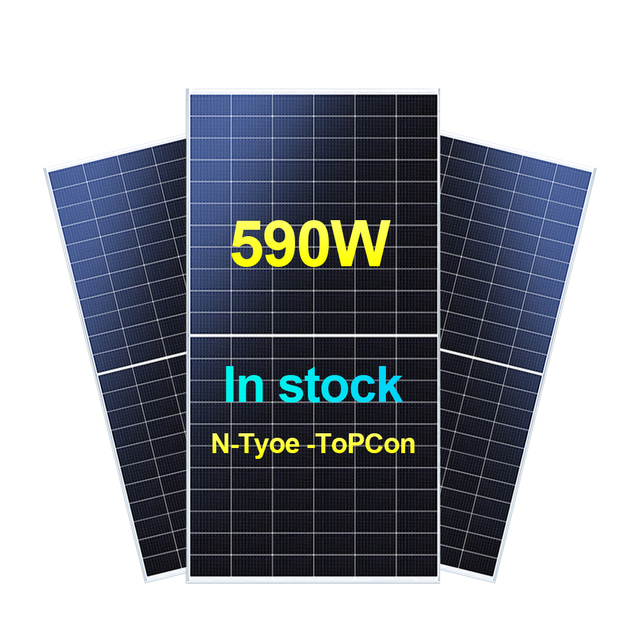 N-Type Bifacial Solar PV Panel 144 Half-cut Cells Carport Solar Power Grid Monocrystalline Professional Grade 575W