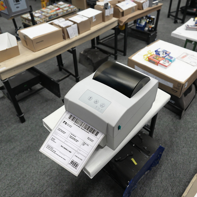 110mm Wireless Bluetooth Thermal Label Sticker Printer Waybill Printer Compatible with Receipt Paper Printing