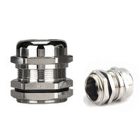 JAR Type métrique d'entrée de câble IP68 étanche m8 m6 presse-étoupe en acier inoxydable m20x15