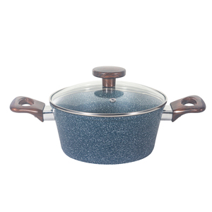 Pfoa-miễn phí dễ dàng để làm sạch tất cả các bếp thích hợp bộ đồ nấu nướng Granite lớp phủ kim loại chảo Chảo chảo nấu ăn nồi - Product Image 6