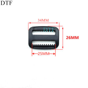 Boucle coulissante en <span class=keywords><strong>plastique</strong></span> à trois glissières dentelées, réglable, pour sangles, vente en gros d'usine - Product Image 2