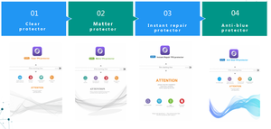 Superventas Teneth Matte Privacy TPU Hydrogel Cell Phone Screen Protector Sheet - Product Image 6